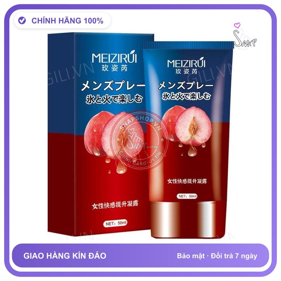 Gel bôi trơn Meizirui Quả Đào 50ml tăng khoái cảm chính hãng