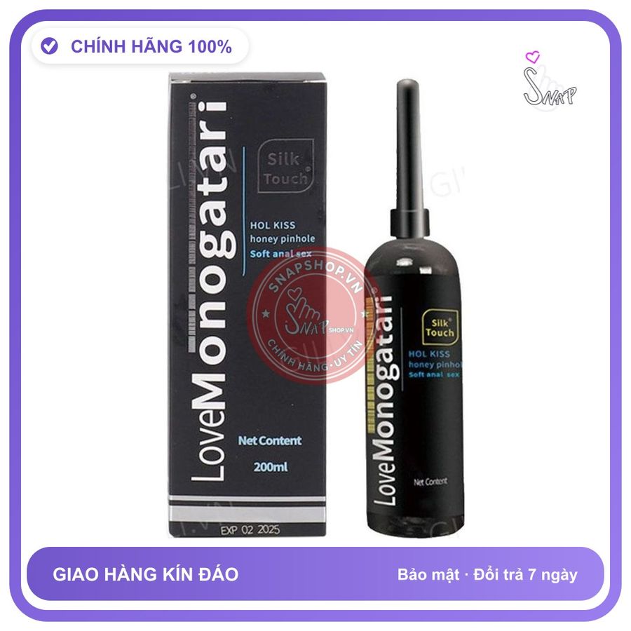 Gel bôi trơn hậu môn Love Monogatari chai 200ml chính hãng