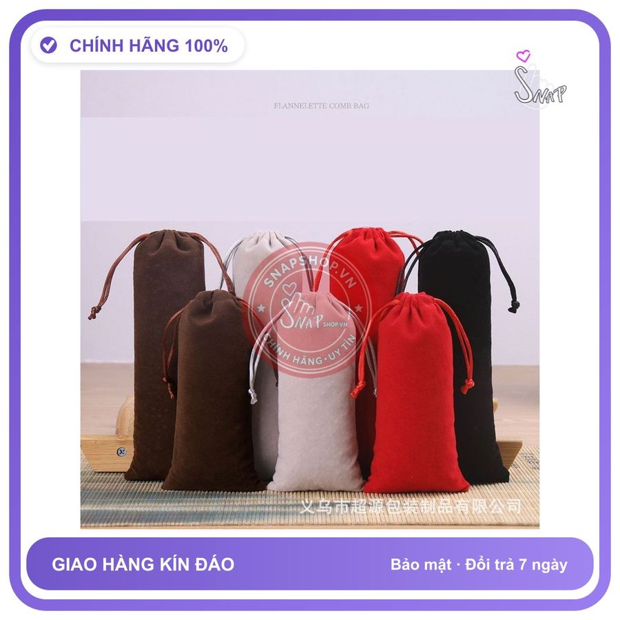 Túi vải nhung dây rút đa năng chính hãng