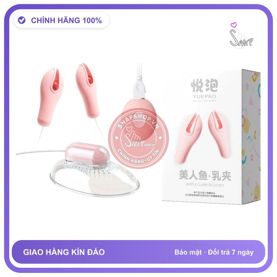 BDSM Kẹp ngực đa năng YuePao Milk Clip 3 đầu