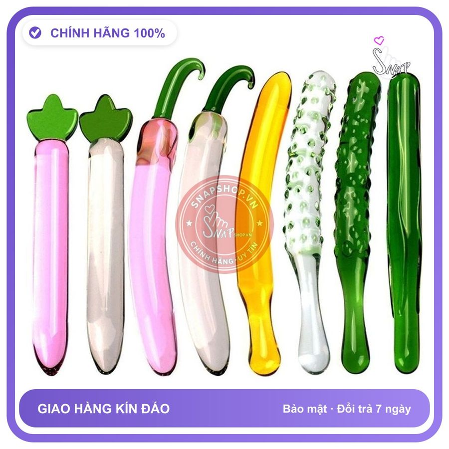 Dương vật giả ngụy trang Thủy Tinh Trái Cây Củ Quả chính hãng