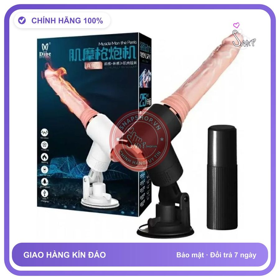 Dương vật giả hít tường đa năng Dibe Muscle Man