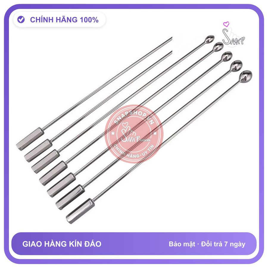 BDSM Que kích thích niệu đạo đầu tròn inox chính hãng