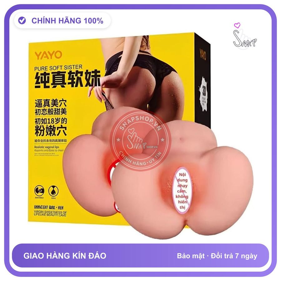 Âm đạo giả nguyên khối Yayo Pure Soft Sister 1.8kg