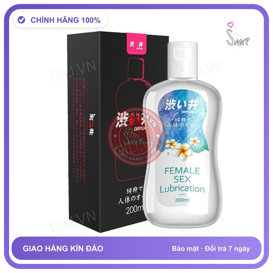 Gel bôi trơn tinh chất lô hội Drywell Nha Đam 200ml chính hãng