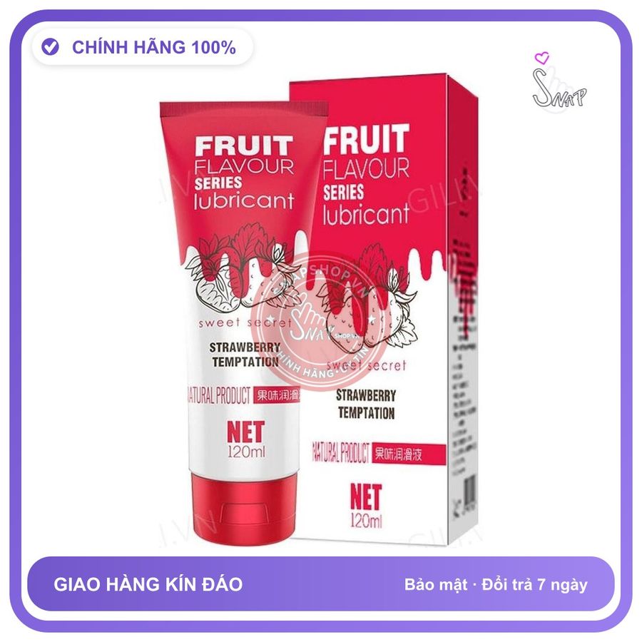 Gel bôi trơn Olo Sweet Secret Fruit Flavour hương dâu 120ml chính hãng