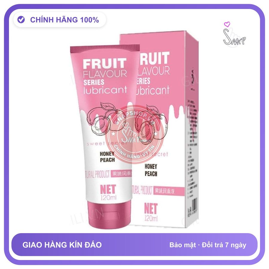 Gel bôi trơn Olo Sweet Secret Fruit Flavour hương đào 120ml chính hãng