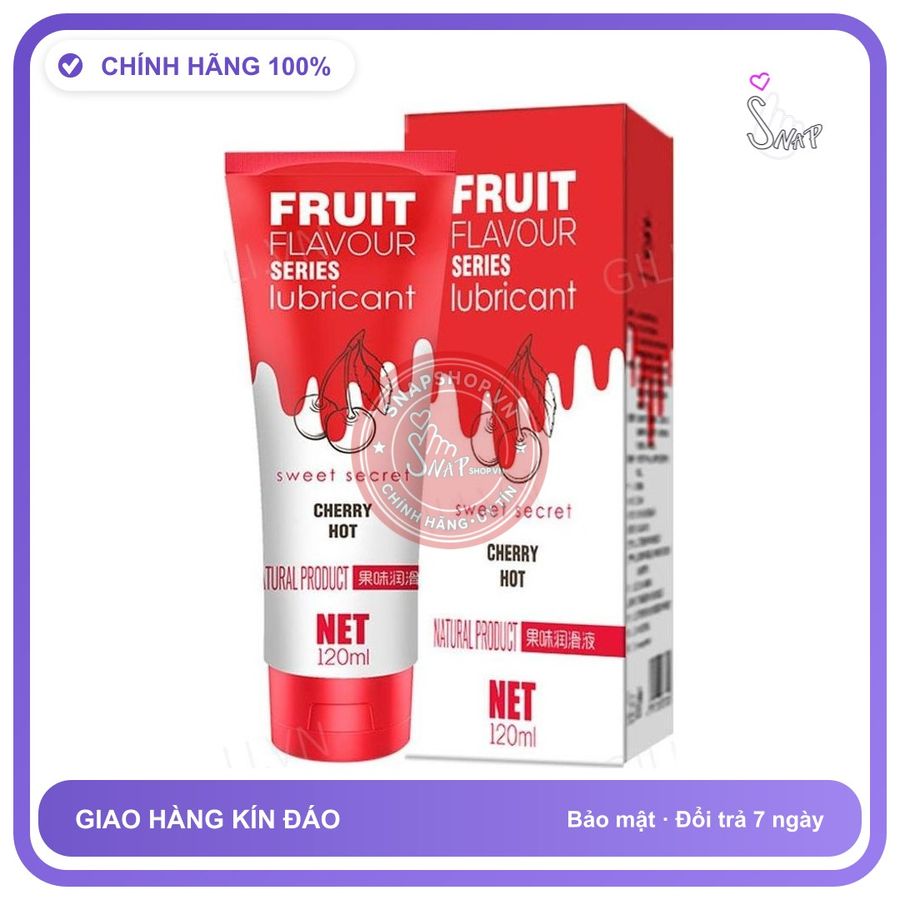 Gel bôi trơn Olo Fruit Flavour Series Lubricant hương cherry 120ml chính hãng