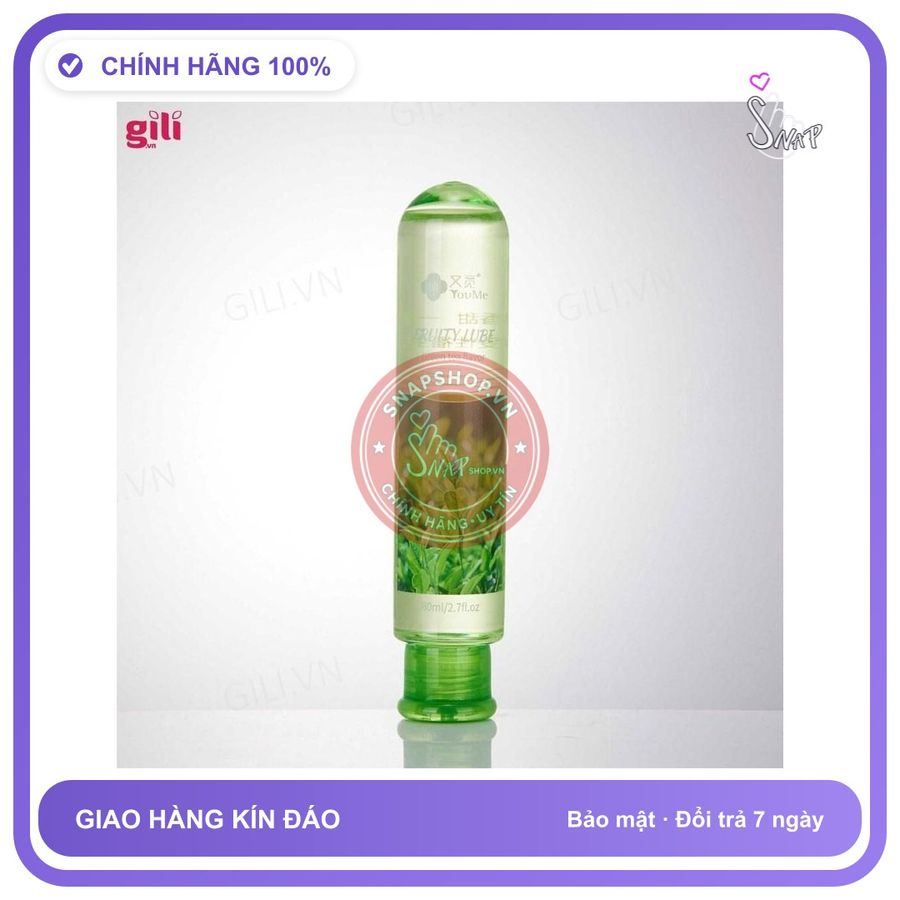 Gel bôi trơn Fruits Fun Trà Xanh chai 80ml chính hãng