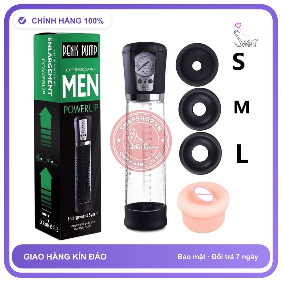 Máy tập tăng kích thước dương vật Penis Pump Auto