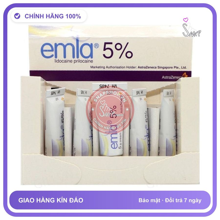 Kem bôi chống xuất tinh sớm Emla 5% tuýp 5g chính hãng