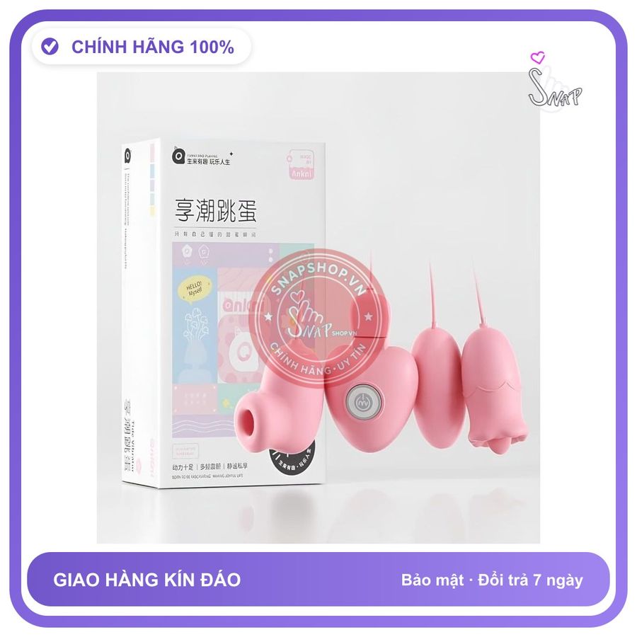 Trứng rung đa năng MizzZee 3 đầu