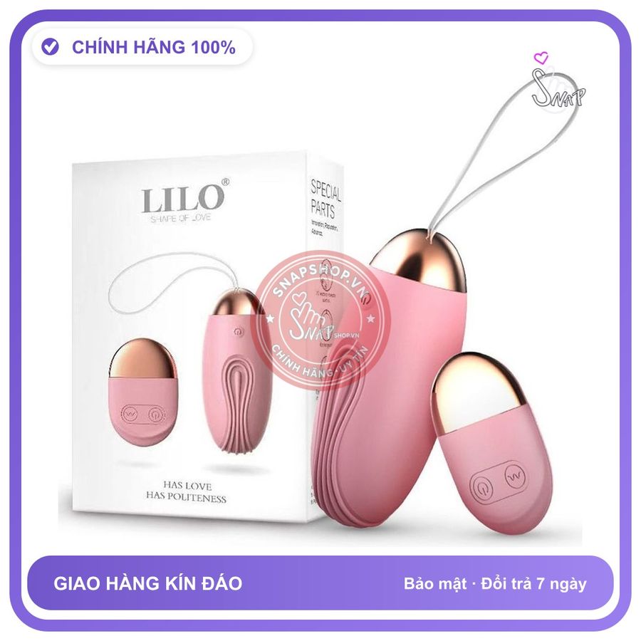 Trứng rung LiLo Cá Voi Remote
