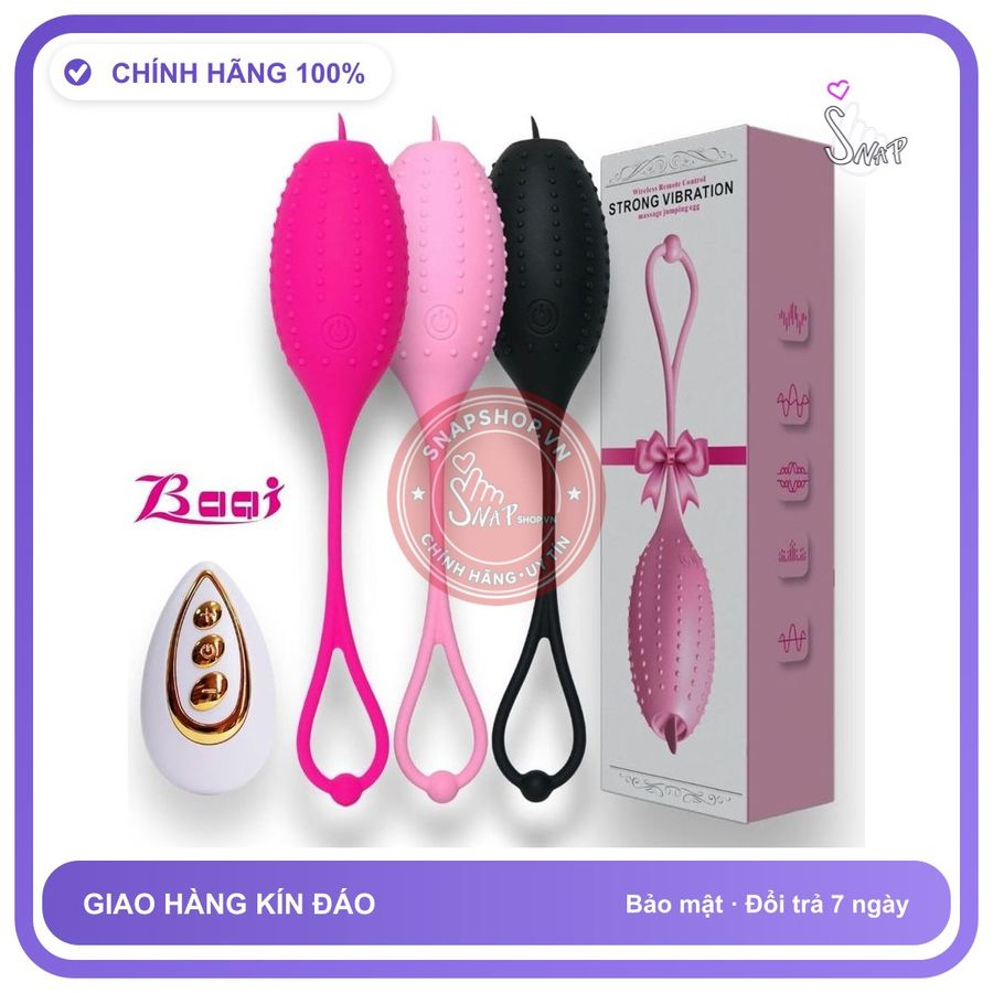 Trứng rung Boqi Cá Nóc BQ86 Remote