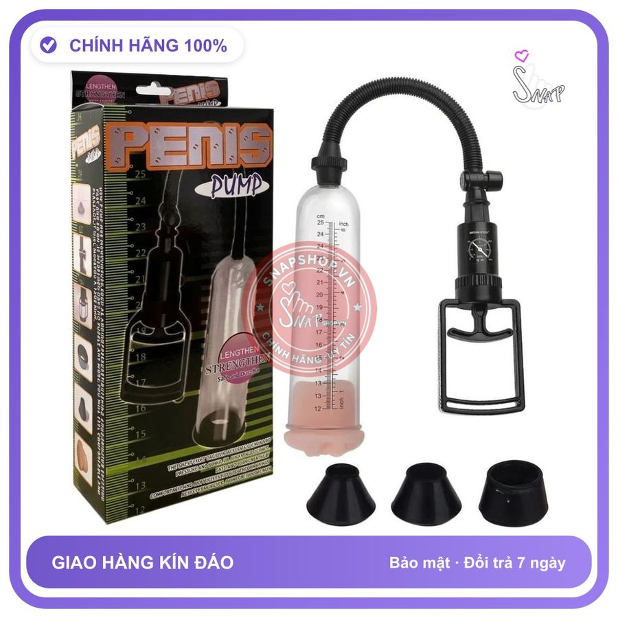 Máy tập tăng kích thước dương vật Penis Pump hàng nhập khẩu