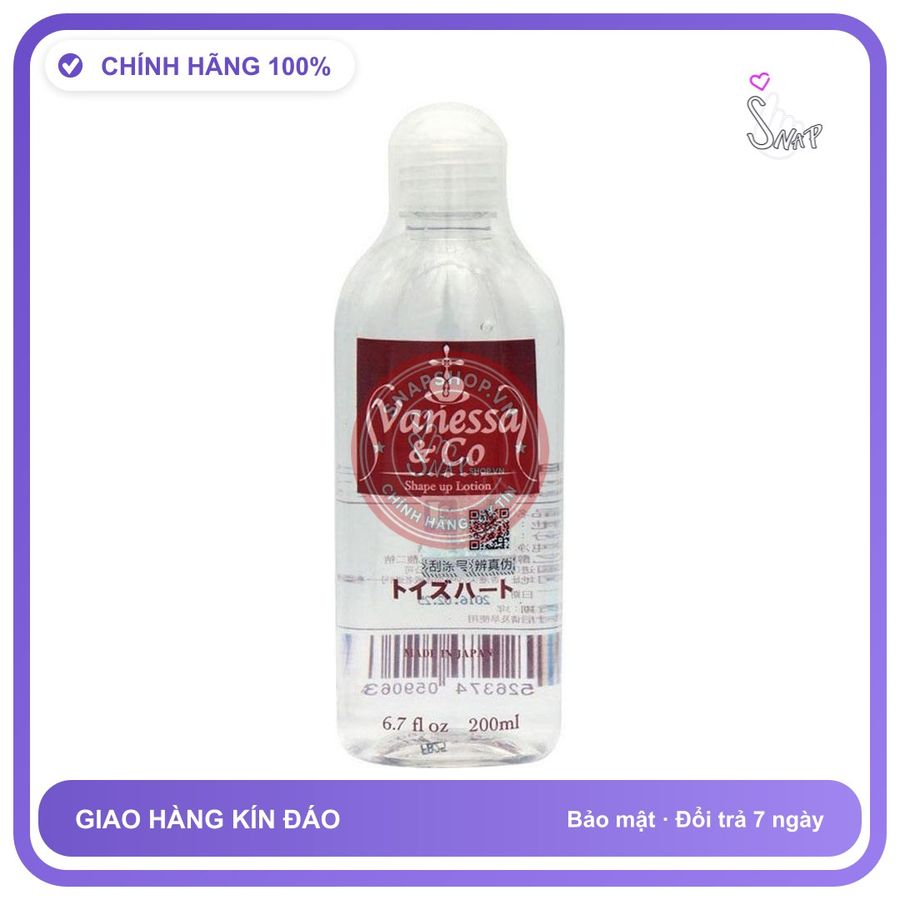 Gel bôi trơn gốc nước Vanessa & Co 200ml chính hãng