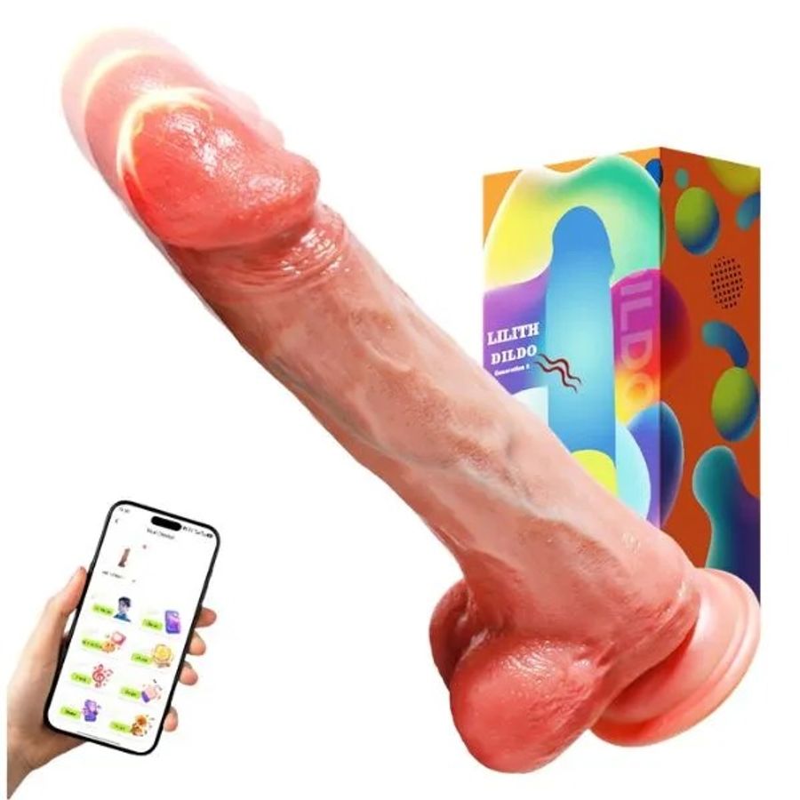 Dương Vật Giả Yeain LiLith Tự Động, Điều Khiển Qua App, Đế Hút Gắn Tường