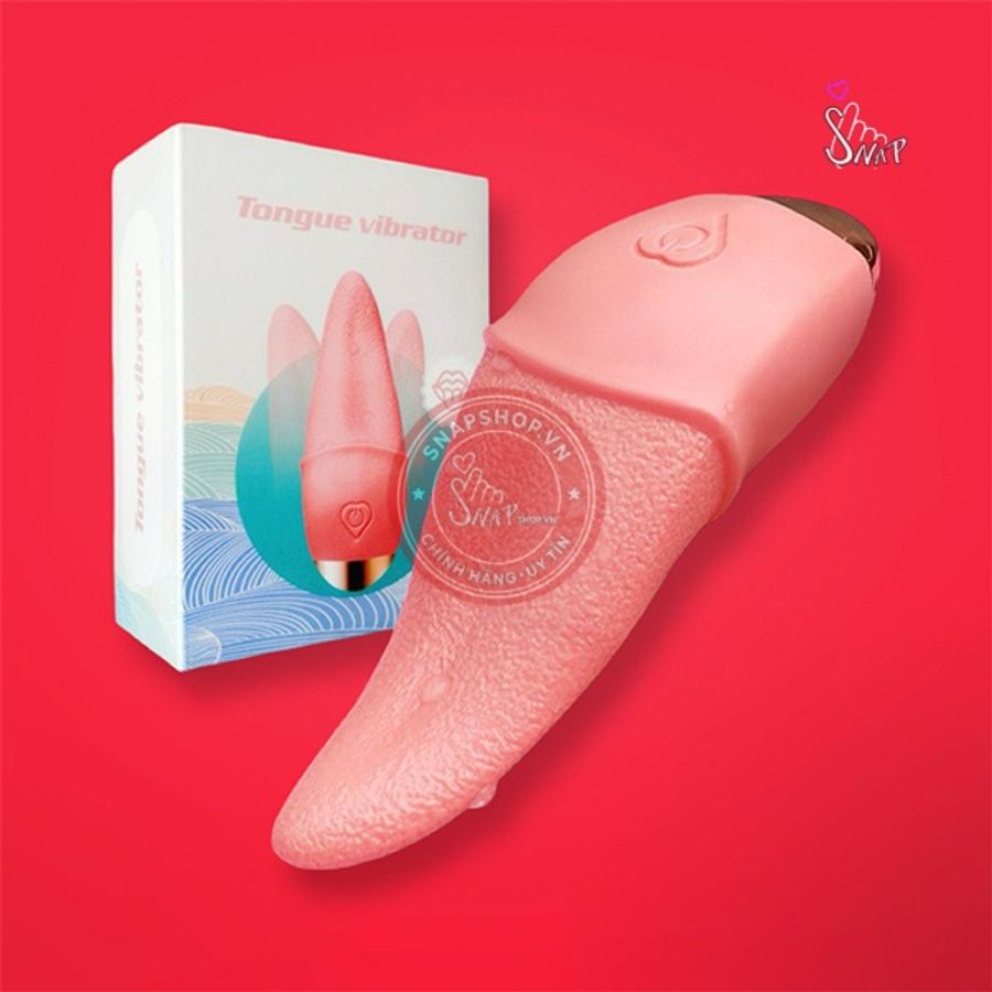 Lưỡi liếm âm đạo siêu mềm Tongue Vibrator rung 10 chế độ