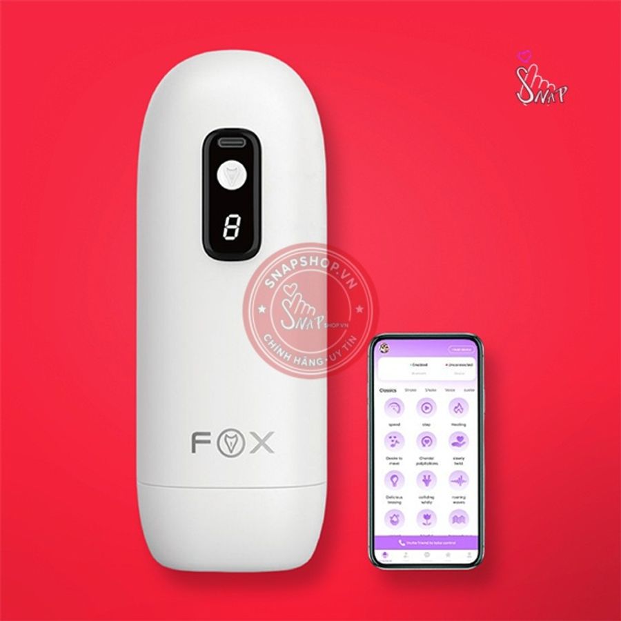 Cốc FOX M70 rung rên cực phê – có điều khiển app