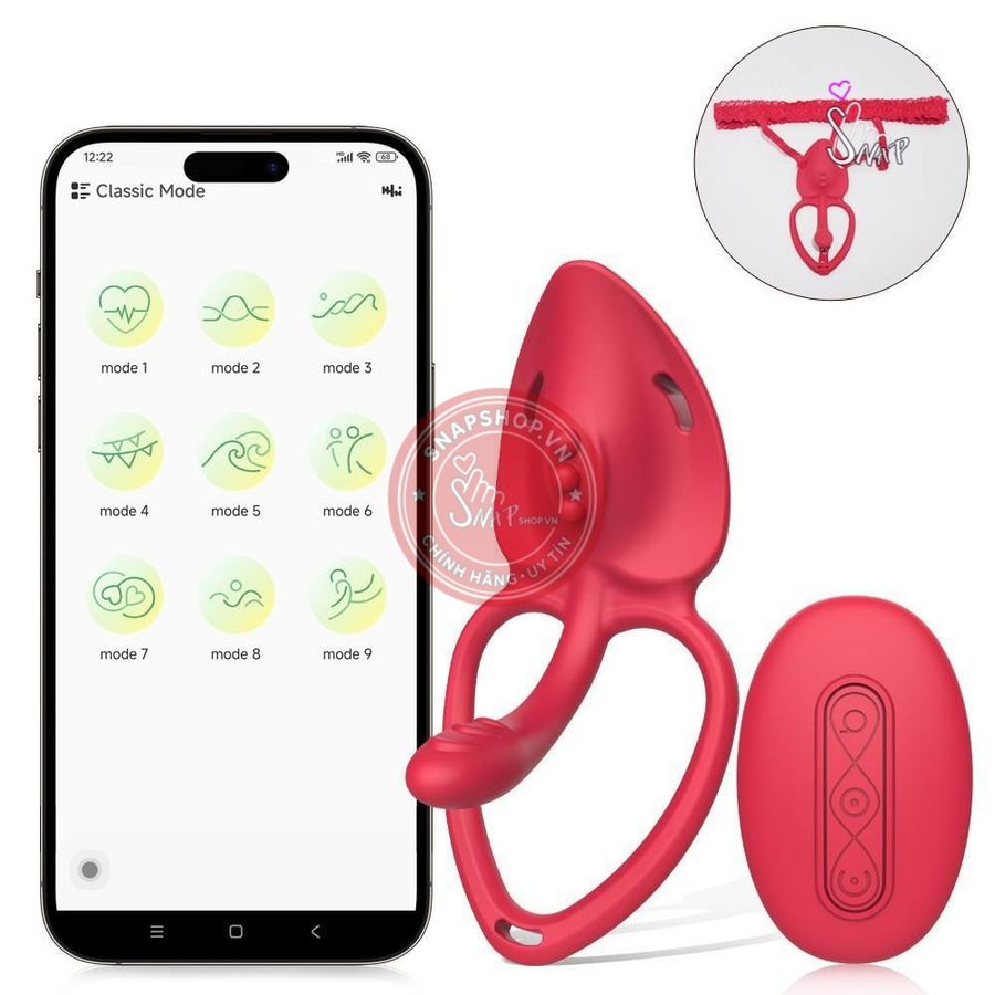 Quần lót rung điều khiển qua app Mengma – Dùng được cả nam nữ