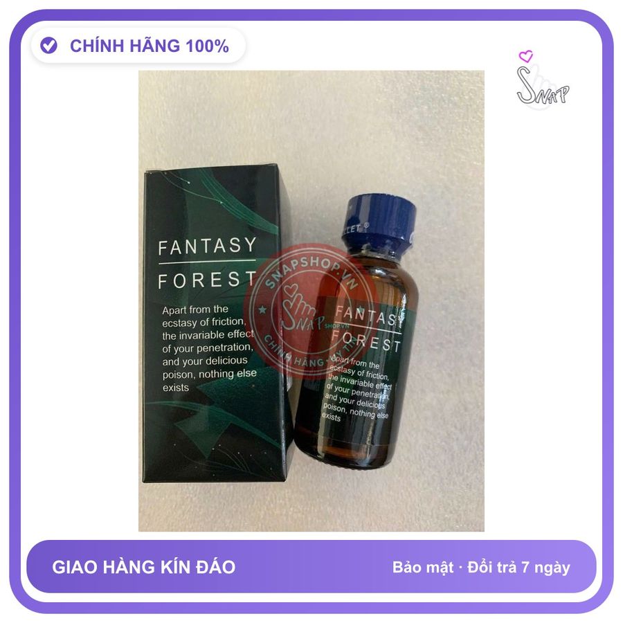 (Che Tên) Popper FANTASY FOREST 30ml USA, Dòng Mạnh,Chính Hãng, Ko Nhức Đầu, Ko Bỏng Mũi, Che Tên Hộp Trắng Kín