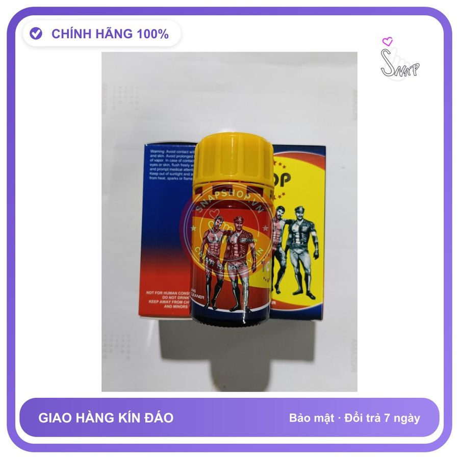 Chai hít tăng khoái cảm Popper TOP 40ml chai hít tăng khoái cảm cho top 40ml USA, chính hãng, mạnh, chống xìu