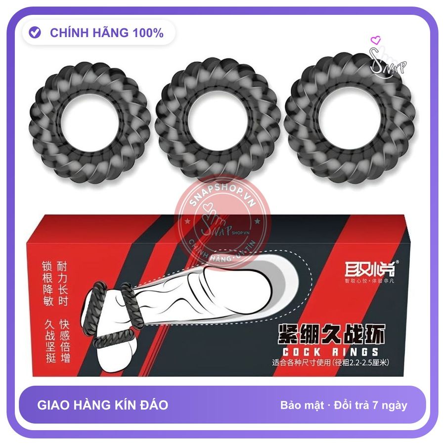 Vòng đeo dương vật Aichao Cock Ring Bộ 3s