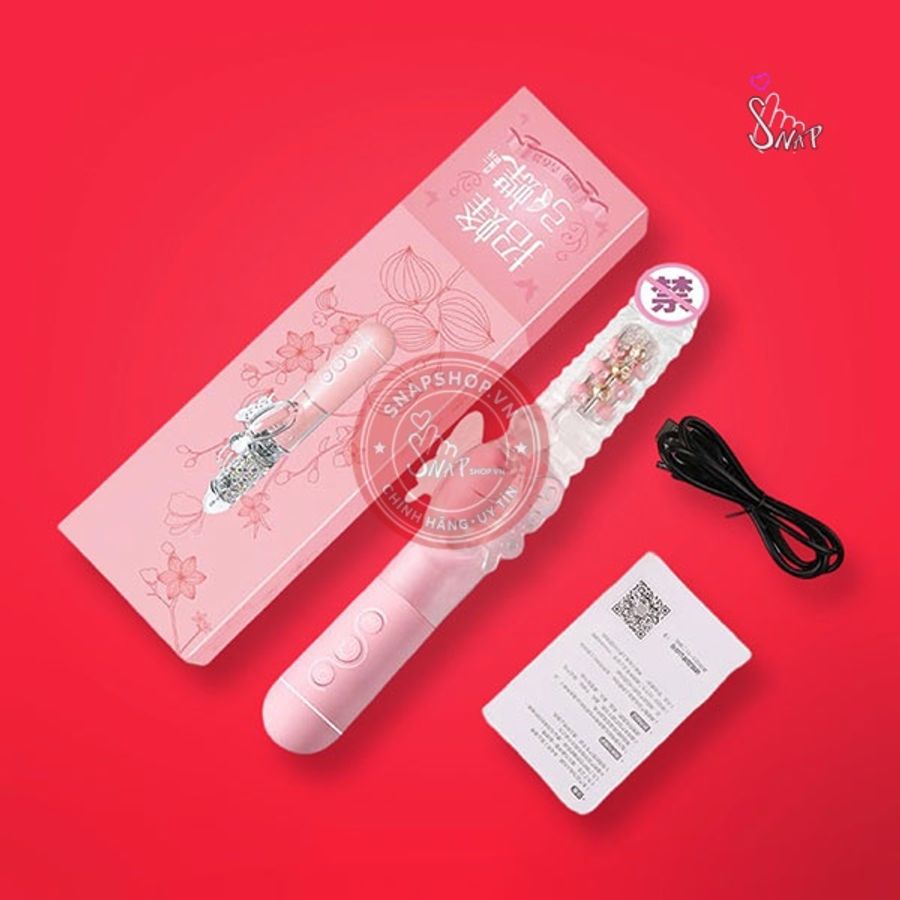 Dương vật giả cầm tay MizzZee rung ngoáy 12 chế độ