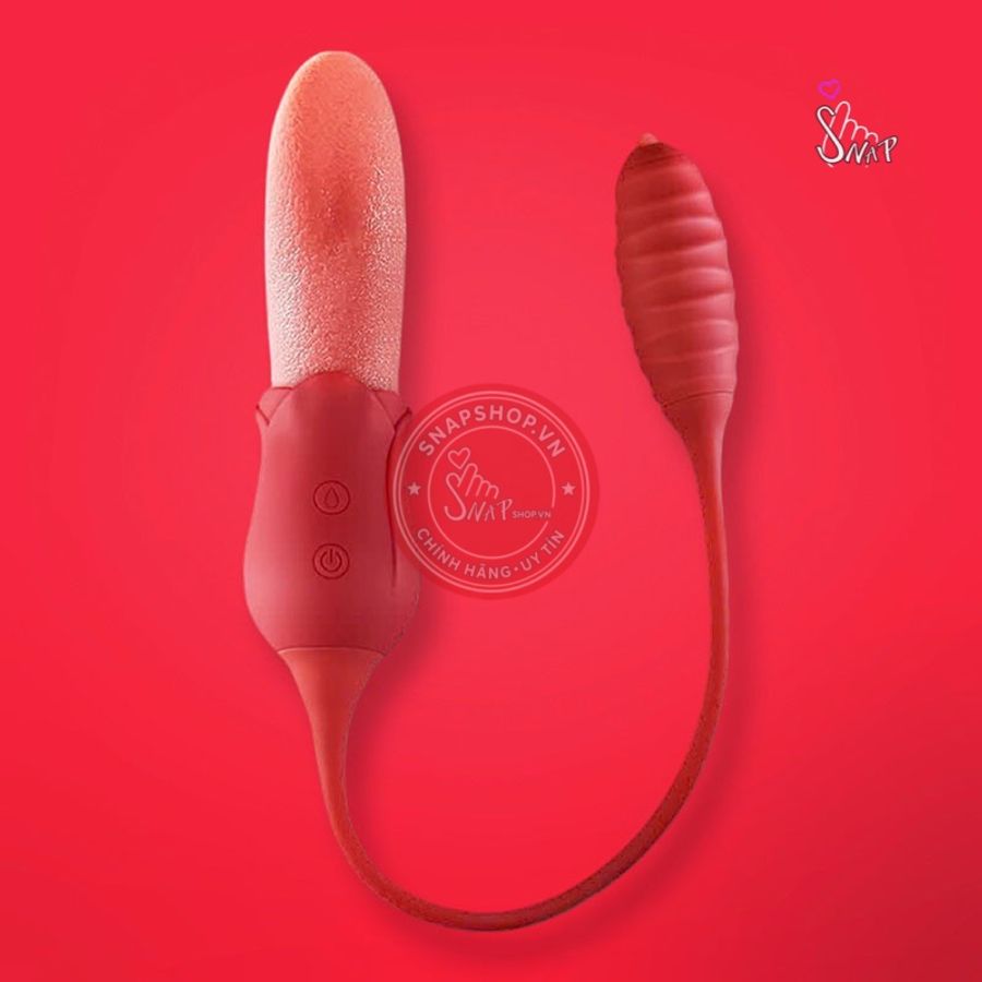 Bộ trứng rung kèm lưỡi liếm đa năng Jiuuy – 10 chế độ cực sướng