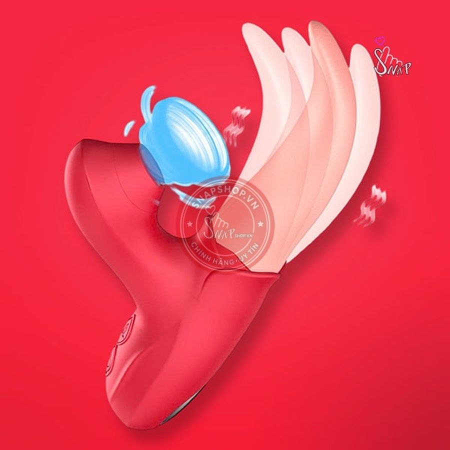 Lưỡi rung liếm âm đạo và hút và mút cực mạnh điểm G 2 trong 1 JIUUY