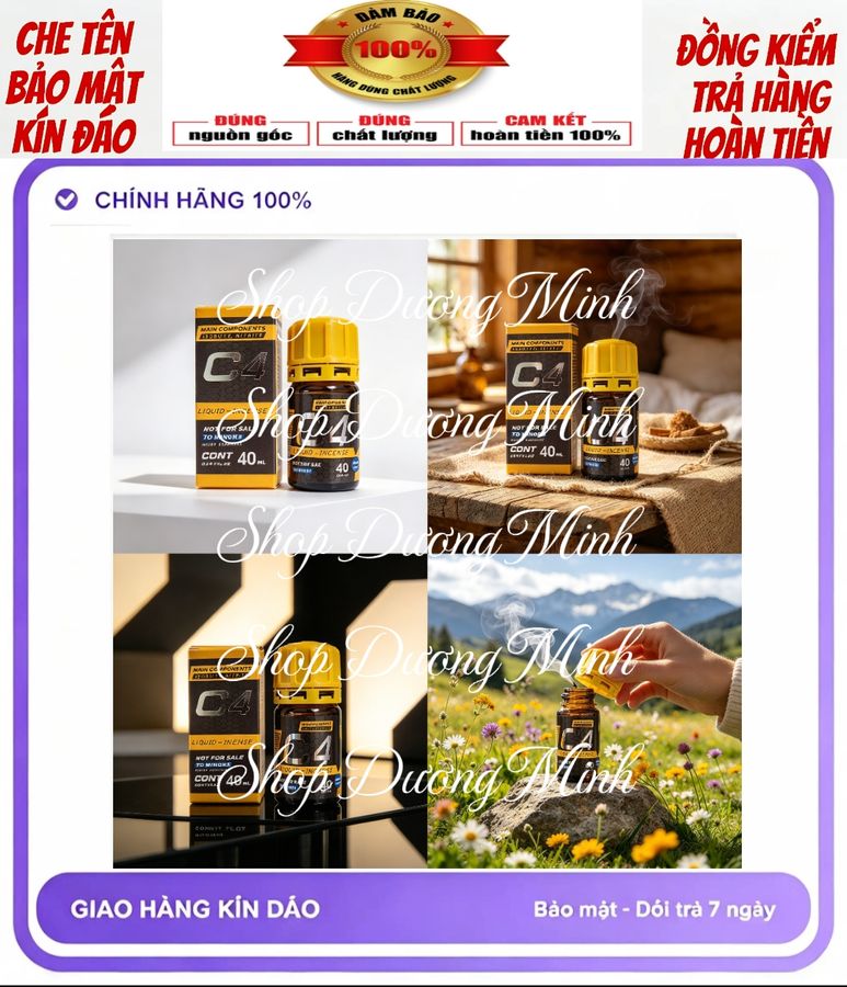Popper 40ml Dòng C4 USA, Hàng Nhập Khẩu Chính Hãng, Ko Phê Hoàn Tiền 