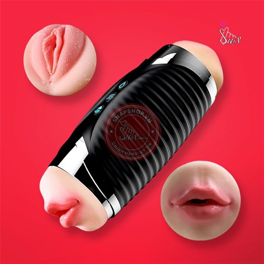 Âm đạo giả 2 đầu Heidong Pro rung rên, tỏa nhiệt sưởi ấm