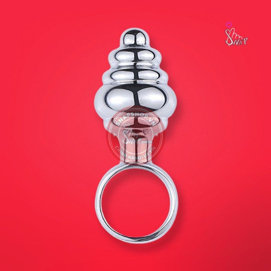 Nhẫn phích cắm hậu môn Inox mini xoắn ốc