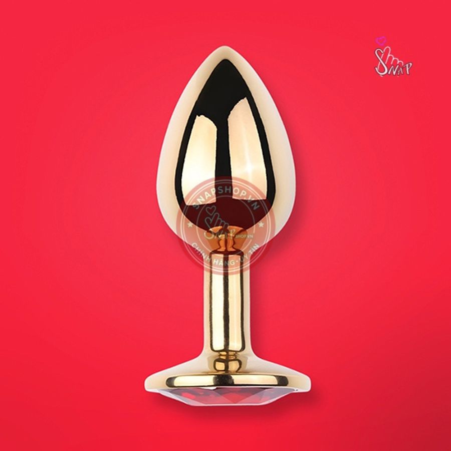 Anal Plug phích cắm hậu môn mạ vàng
