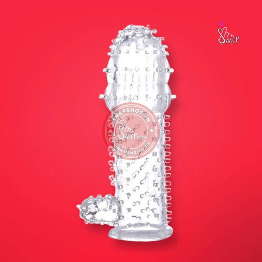 Bao cao su đôn dên siêu gai Crystal Condom có nhánh