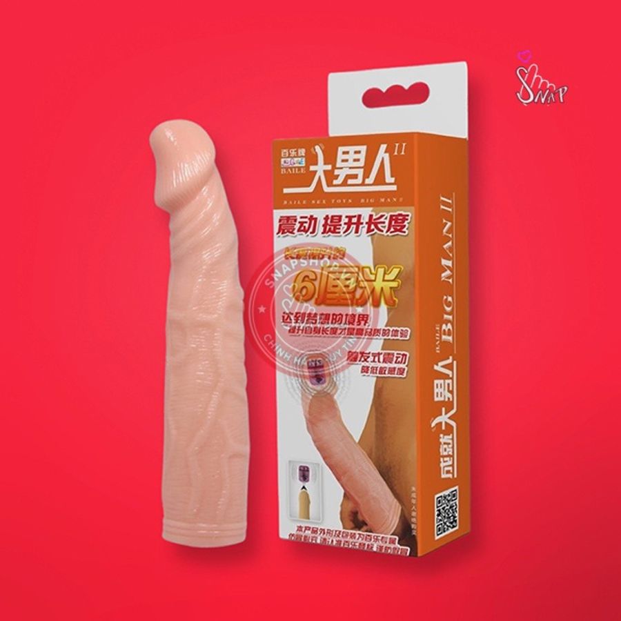 Bao cao su đôn dên 6 phân Baile rung đầu tăng khoái cảm