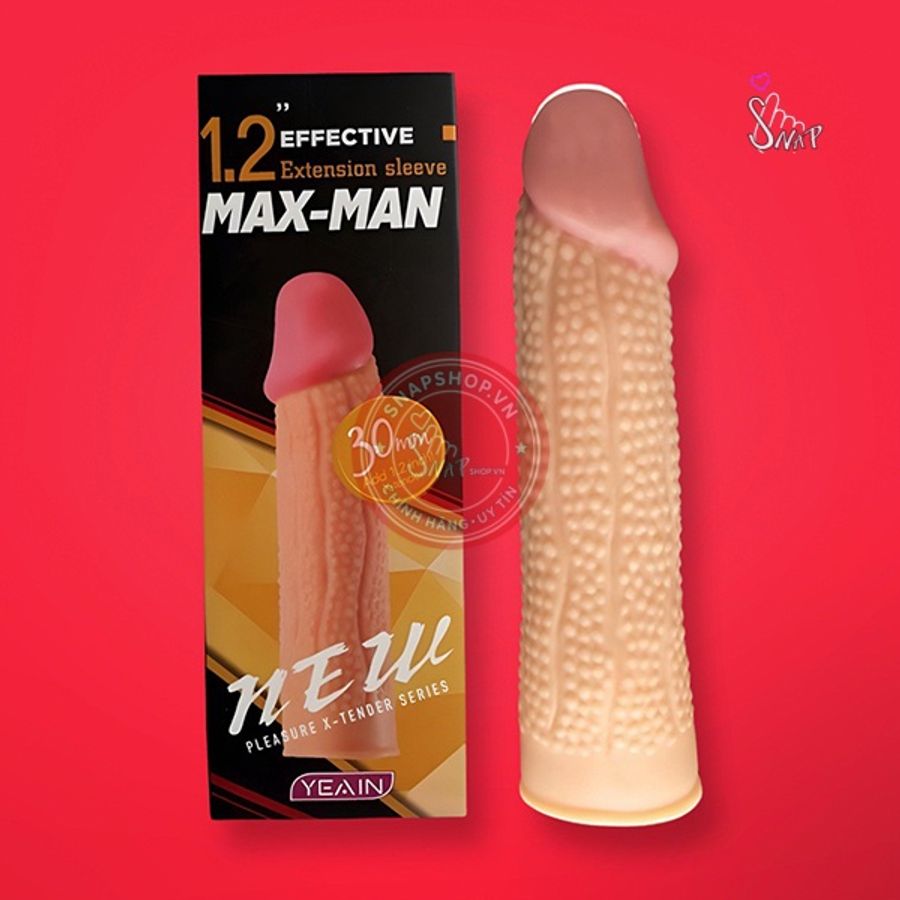 Bao cao su đôn dên Maxman chấm bi – YY911