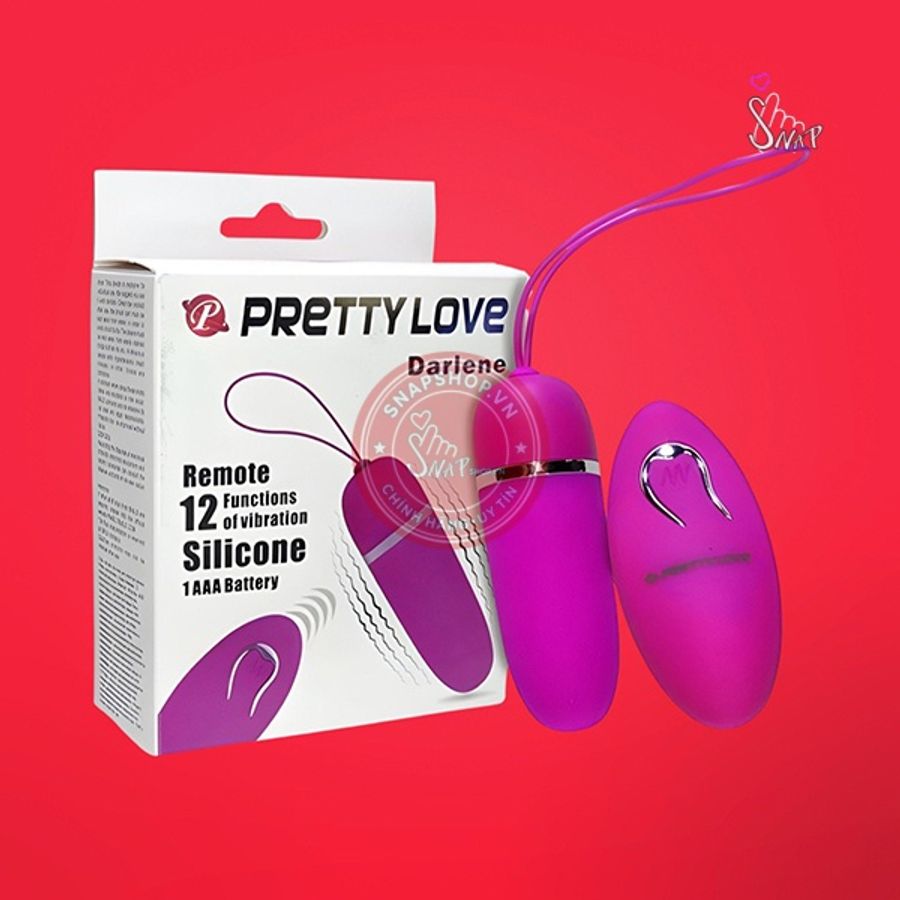 Trứng rung Pretty Love Darlene điều khiển từ xa 12 chế độ