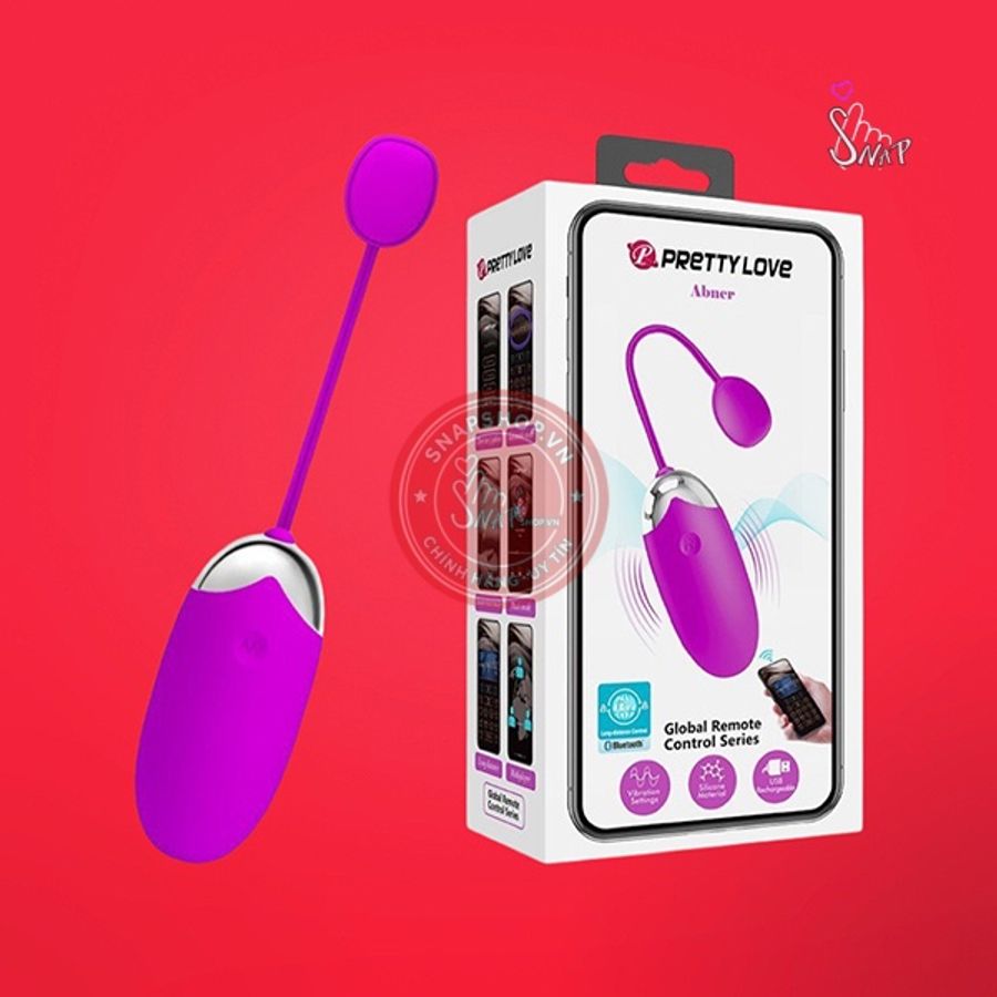 Trứng rung Pretty Love Abner điều khiển qua app chính hãng