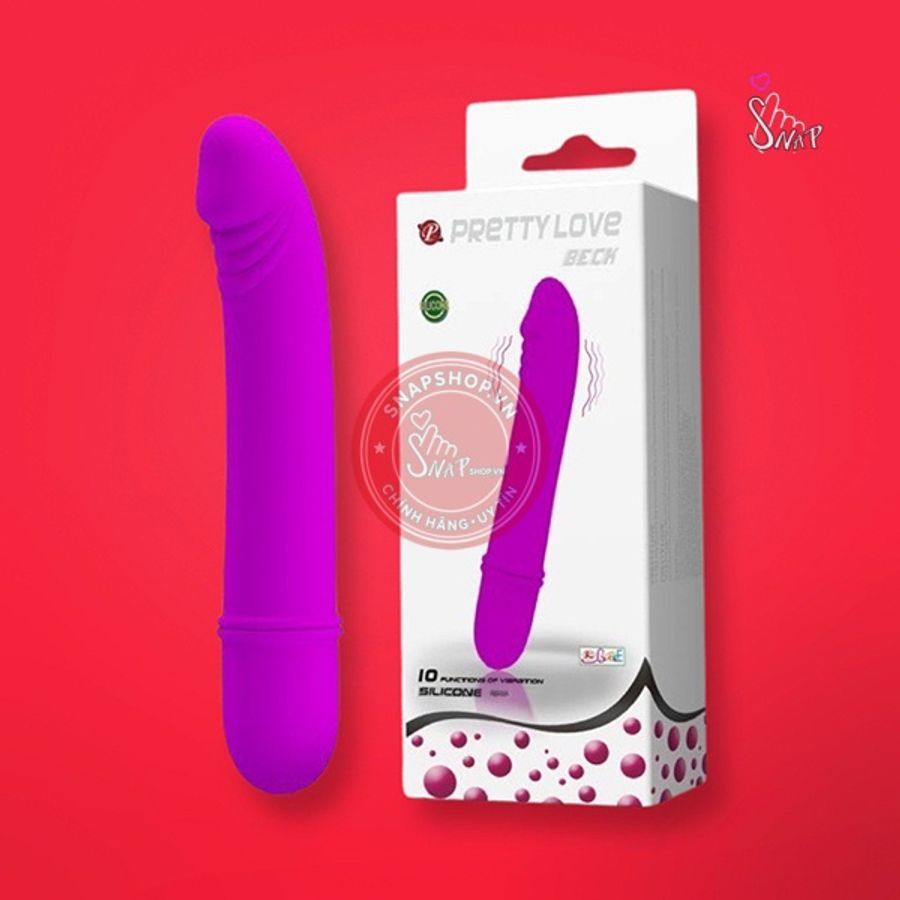 Dương vật giả mini Pretty Love Beck 10 chế độ rung chính hãng