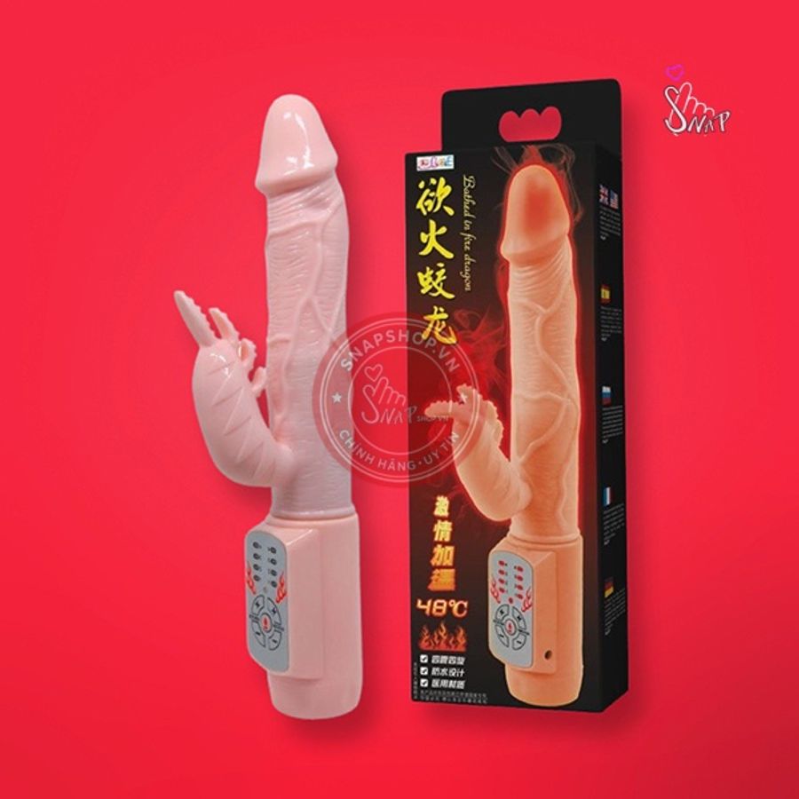 Dương vật giả rung ngoáy phát nhiệt 48 độ Baile