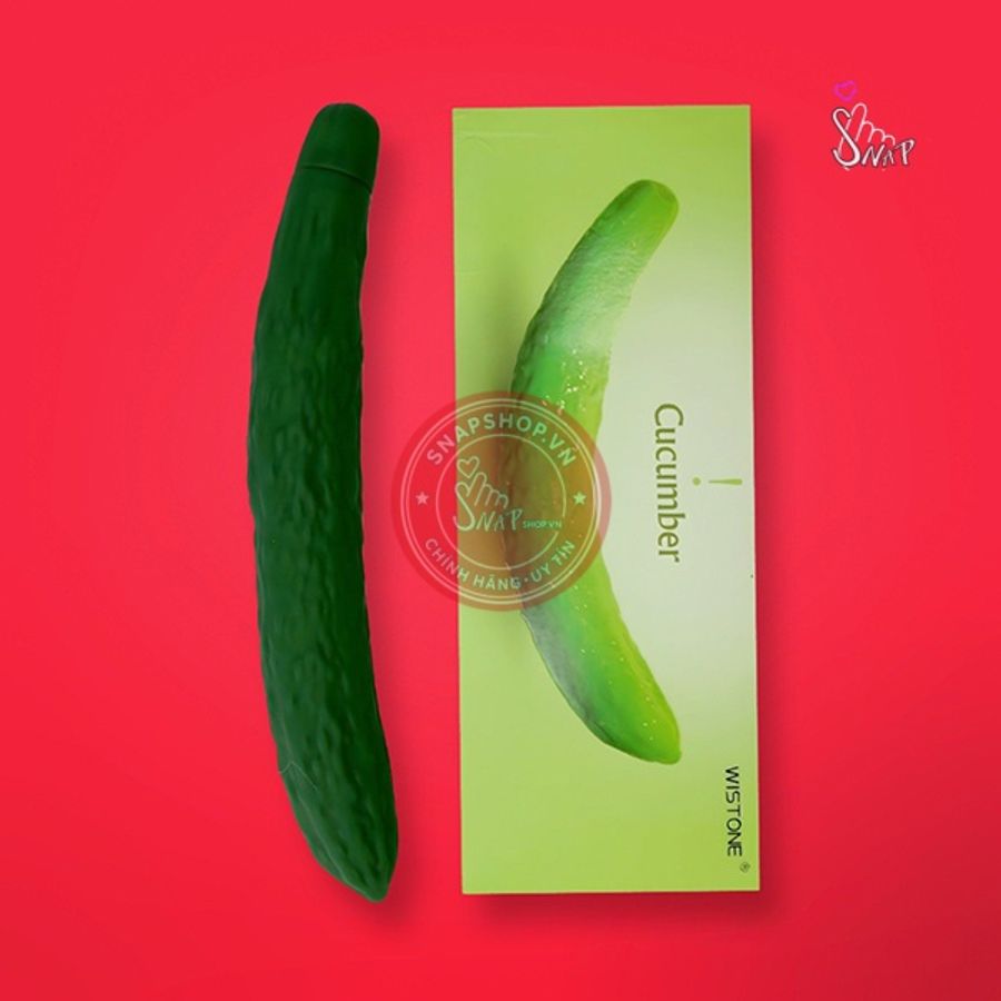Dương vật giả dưa leo siêu rung Cucumber Wistone chính hãng