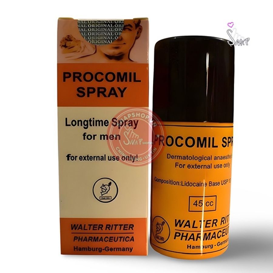 Chai xịt chống xuất tinh sớm Procomil Spray 45ml Đức chính hãng