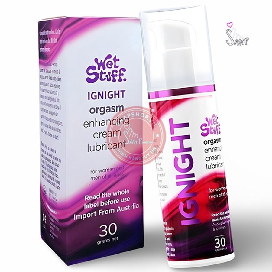 Gel tăng khoái cảm nữ Wet Stuff Ignight Orgasm 30g