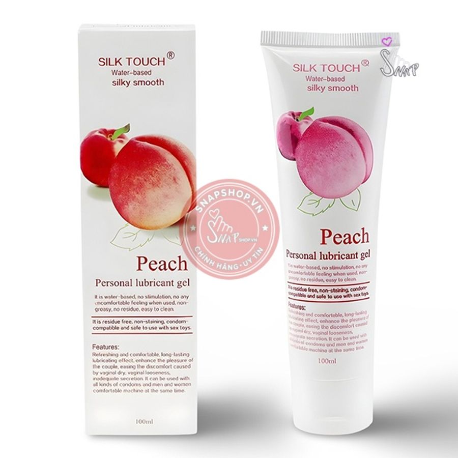 Gel bôi trơn Silk Touch Peach 100ml mùi đào