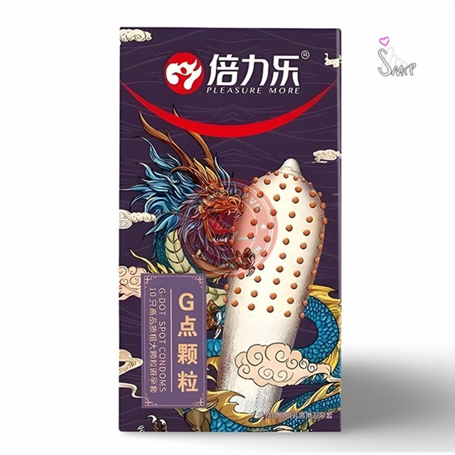 Bao cao su siêu gai G-DOT SPOT 520 HBM – hộp 10 chiếc