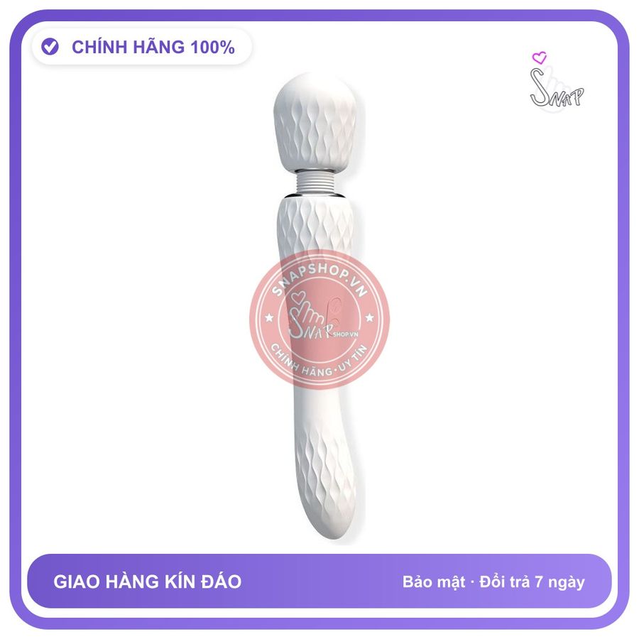 Chày Rung Massage Jiyu 2 Đầu New chính hãng - chất liệu an toàn cho da, dễ vệ sinh, êm ái khi dùng - giao hàng che tên kín đáo