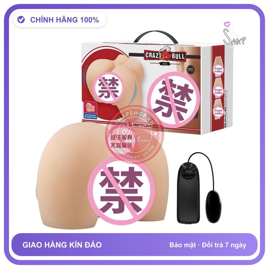 Khối Mông Crazy Bull 1,5kg chính hãng - chất liệu an toàn cho da, dễ vệ sinh, êm ái khi dùng - giao hàng che tên kín đáo