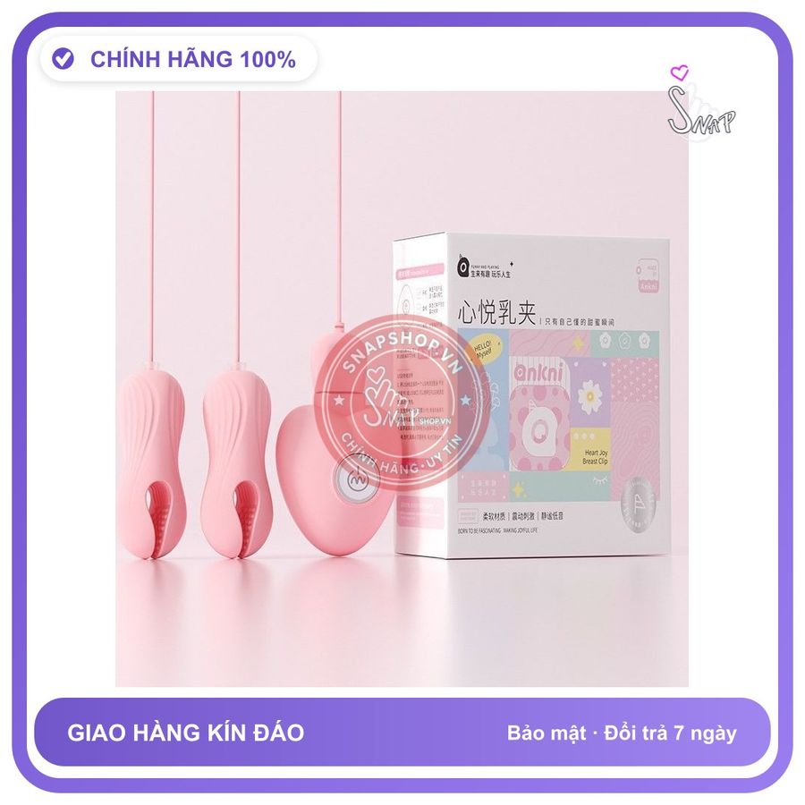 Bộ Rung Kẹp Ti Ankani V2 Nhiều Chế Độ chính hãng - chất liệu an toàn cho da, dễ vệ sinh, êm ái khi dùng - giao hàng che tên kín đáo