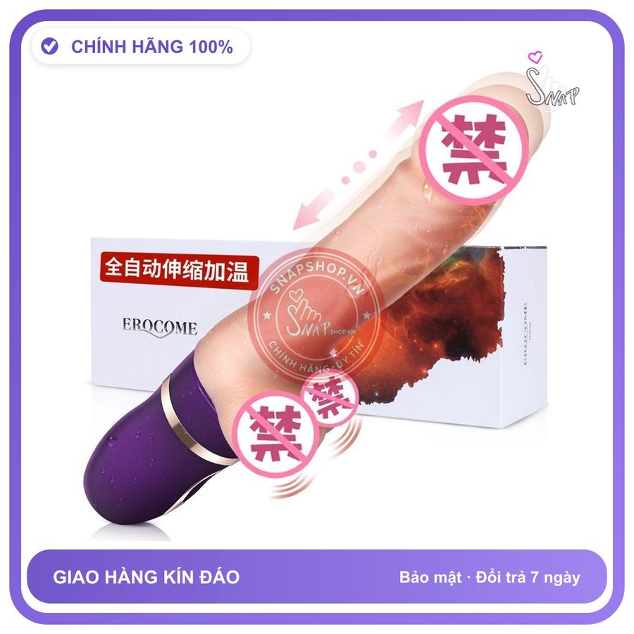 DƯƠNG VẬT Yiluo EROCOME rung nhấp chuyển động đẩy tới và lui NHIỆT CAO CẤP chính hãng - rung nhấp chuyển động đẩy tới và lui tự động, chất liệu an toàn cho da, dễ vệ sinh - giao hàng che tên